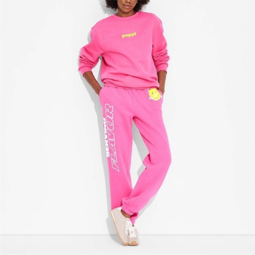 poppi Women's Pink Sweatpants